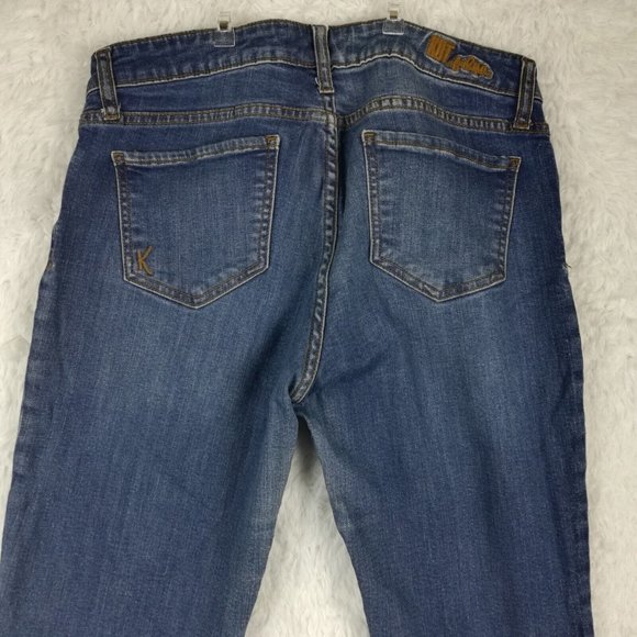 Kut From the Kloth Womens Jeans Straight Leg Blue Denim Medium Wash Mid Rise‎ 8 - Picture 4 of 12